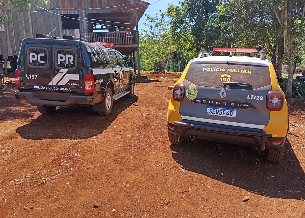 Polícia prende homem em flagrante por derrubar araucárias em Quedas do Iguaçu Imagem referente a Polícia prende homem em flagrante por derrubar araucárias em Quedas do Iguaçu