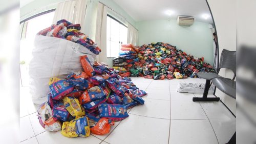 Corrida solidária enche o prato: Banco de Ração recebe 2,5 toneladas Corrida solidária enche o prato: Banco de Ração recebe 2,5 toneladas