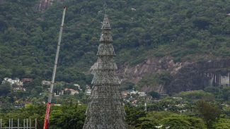 Rio se prepara para inaugurar árvore de natal da lagoa Rio se prepara para inaugurar árvore de natal da lagoa