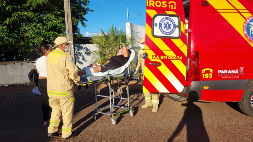 Aluna é levada para o HU após sofrer luxação durante aula de Educação Física em Cascavel