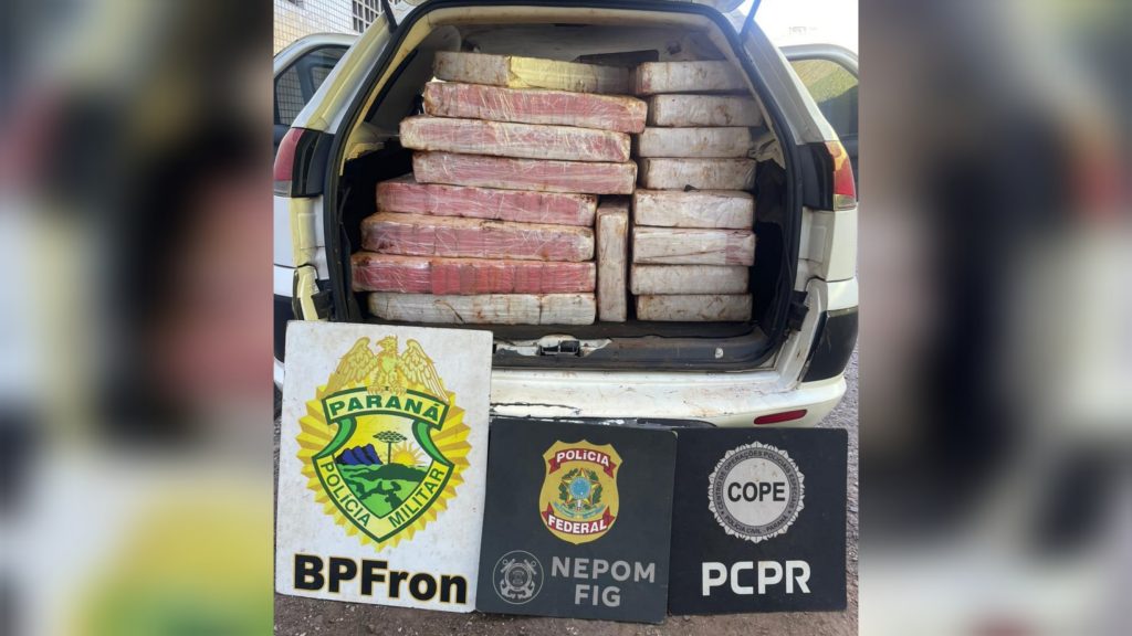 PF apreende mais de uma tonelada de maconha em operação na zona rural de Santa Helena