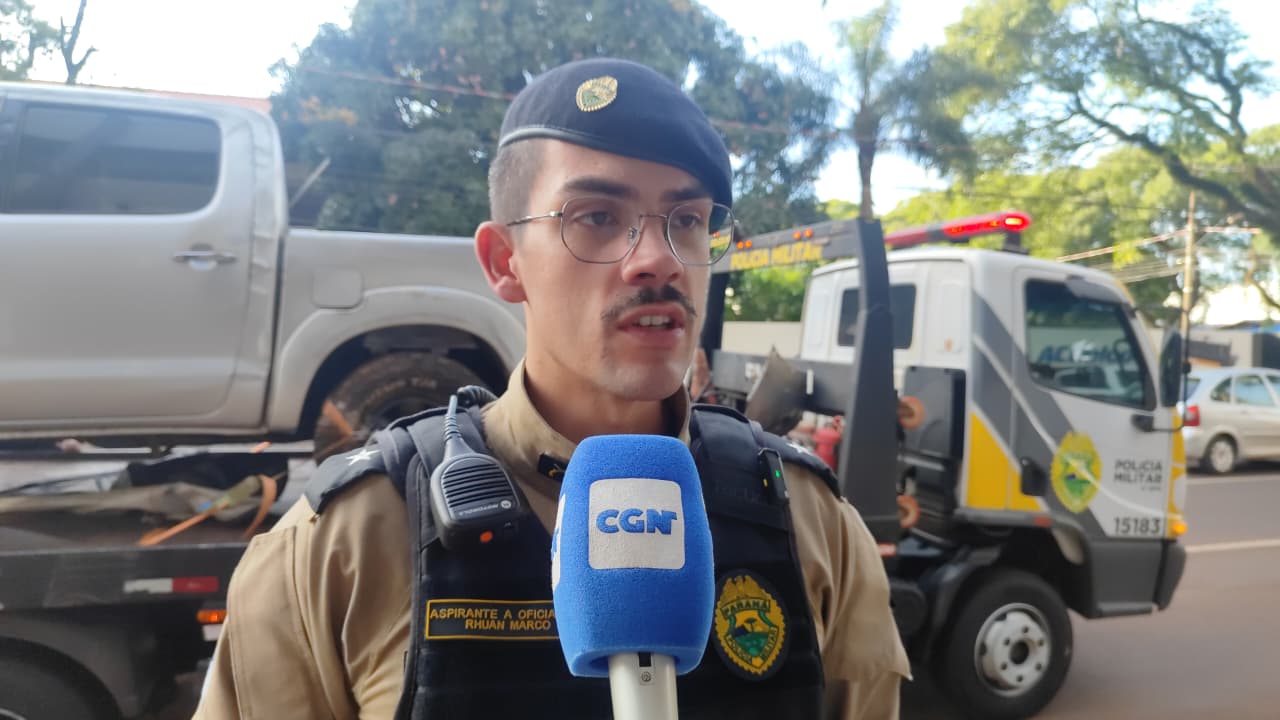 Aspirante da PM detalha apoio à PF em perseguição com prisão de casal Aspirante da PM detalha apoio à PF em perseguição com prisão de casal