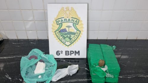PM detém dupla e apreende drogas em ação no Bairro Brasília