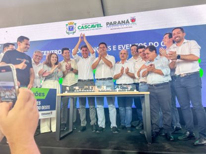 Ratinho Jr anuncia liberação de verba para construção do novo Centro de Convenções e Eventos de Cascavel