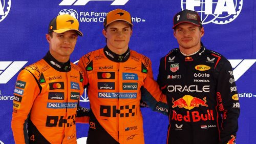 Imagem referente a F1: Piastri repete sprint e larga na pole do GP do Catar; Bortoleto faz 14º tempo