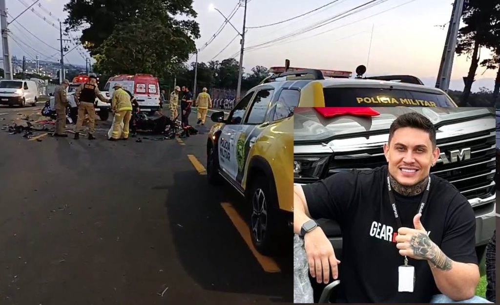 Murilo Pepe morre após colisão entre moto e Toro em Ponta Grossa