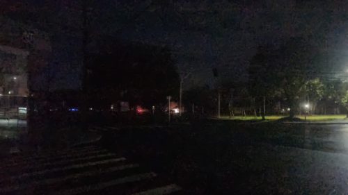 Vários cruzamentos estão com os semáforos desligados ou em amarelo piscante após temporal