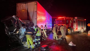 Imagem referente a Passageira morre e motorista fica em estado grave, após mega acidente na BR 277