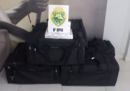 Imagem referente a Contrabando de cigarros é flagrado em ônibus na BR-277 durante a Operação Codesul