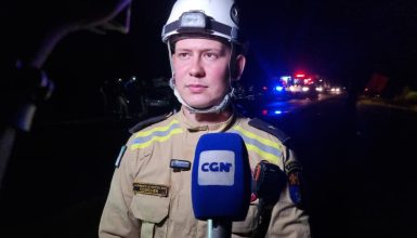 Imagem referente a Corpo de Bombeiros detalha atendimento às vitimas no grave acidente com morte na BR-369