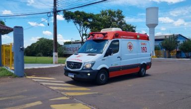 Imagem referente a Trabalhador tem lesão na cabeça após cair de caminhão