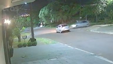 Imagem referente a Câmera flagra acidente no Jardim Clarito, em Cascavel