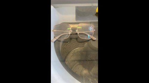 Foi encontrado um óculos no bairro Centro