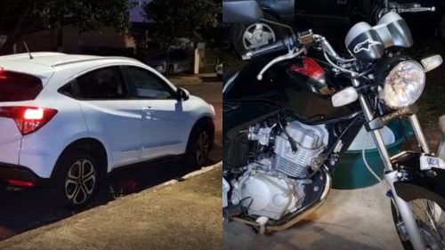 Jovem fica ferido em batida entre moto e carro no Universitário