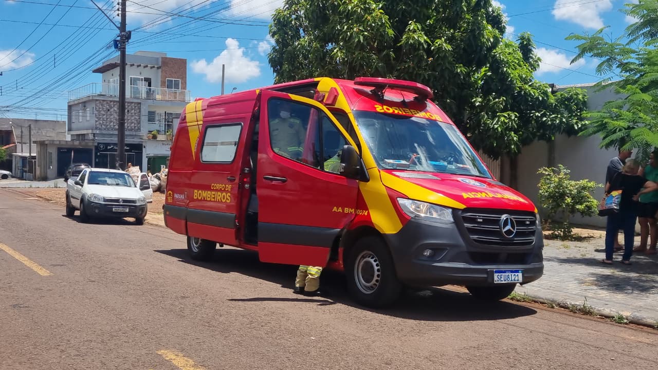 Idoso de 83 anos despenca de escada e sofre fratura no nariz no Santa Felicidade Idoso de 83 anos despenca de escada e sofre fratura no nariz no Santa Felicidade