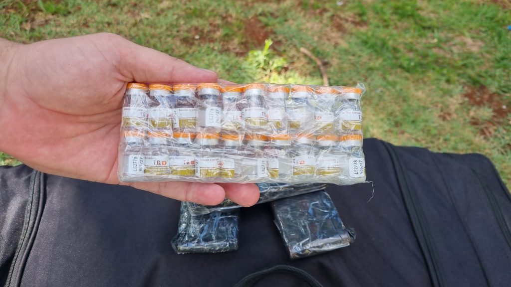 GPOM da Guarda Municipal apreende eletrônicos, perfumes, drones e Mounjaro na rodoviária de Cascavel