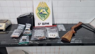Imagem referente a Operação conjunta da PM apreende drogas, armas e munições