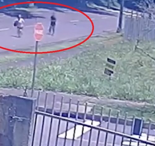 Imagem referente a Mulher escapa de ataque em plena luz do dia em Cascavel; Câmera registra momento de tensão