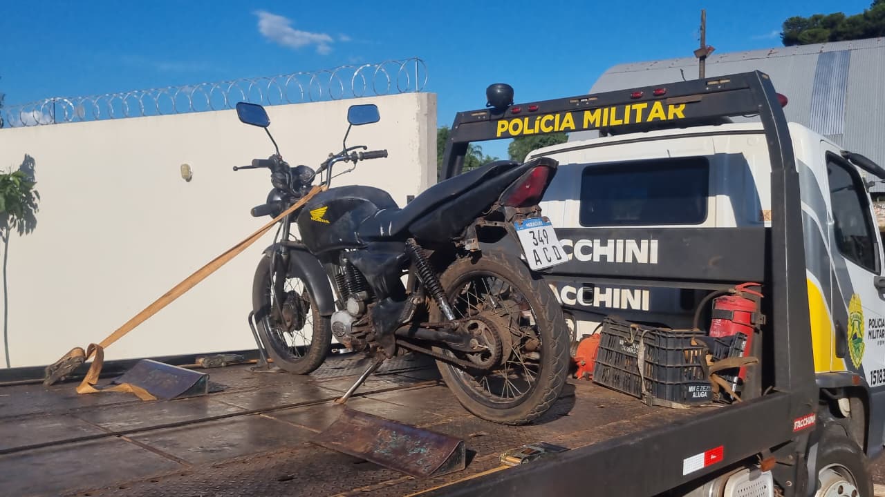 Venezuelano é detido com moto de placa ‘paraguaia’ com chassi adulterado