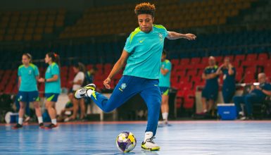 Imagem referente a Com gol de Luana do Stein Cascavel, Brasil avança à final da Copa do Mundo de Futsal Feminino