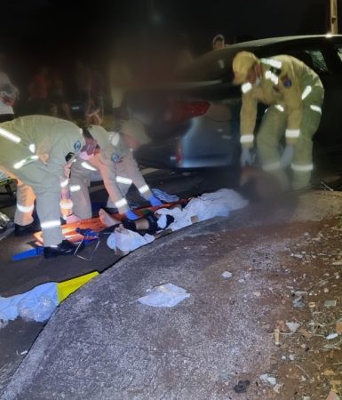 Imagem referente a Colisão entre carro e moto deixa mulher gravemente ferida na região Norte