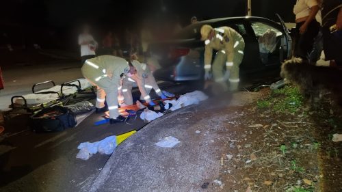 Imagem referente a Colisão entre carro e moto deixa mulher gravemente ferida na região Norte