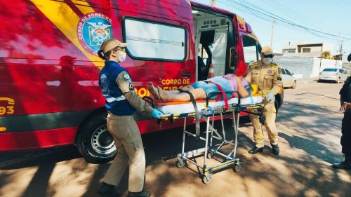 Imagem referente a Mulher fica ferida ao sofrer queda de bicicleta no Parque Verde