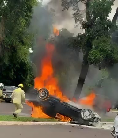 Imagem referente a Médico e piloto Fábio Tokunaga morreu com lesão grave na cabeça, antes de incêndio