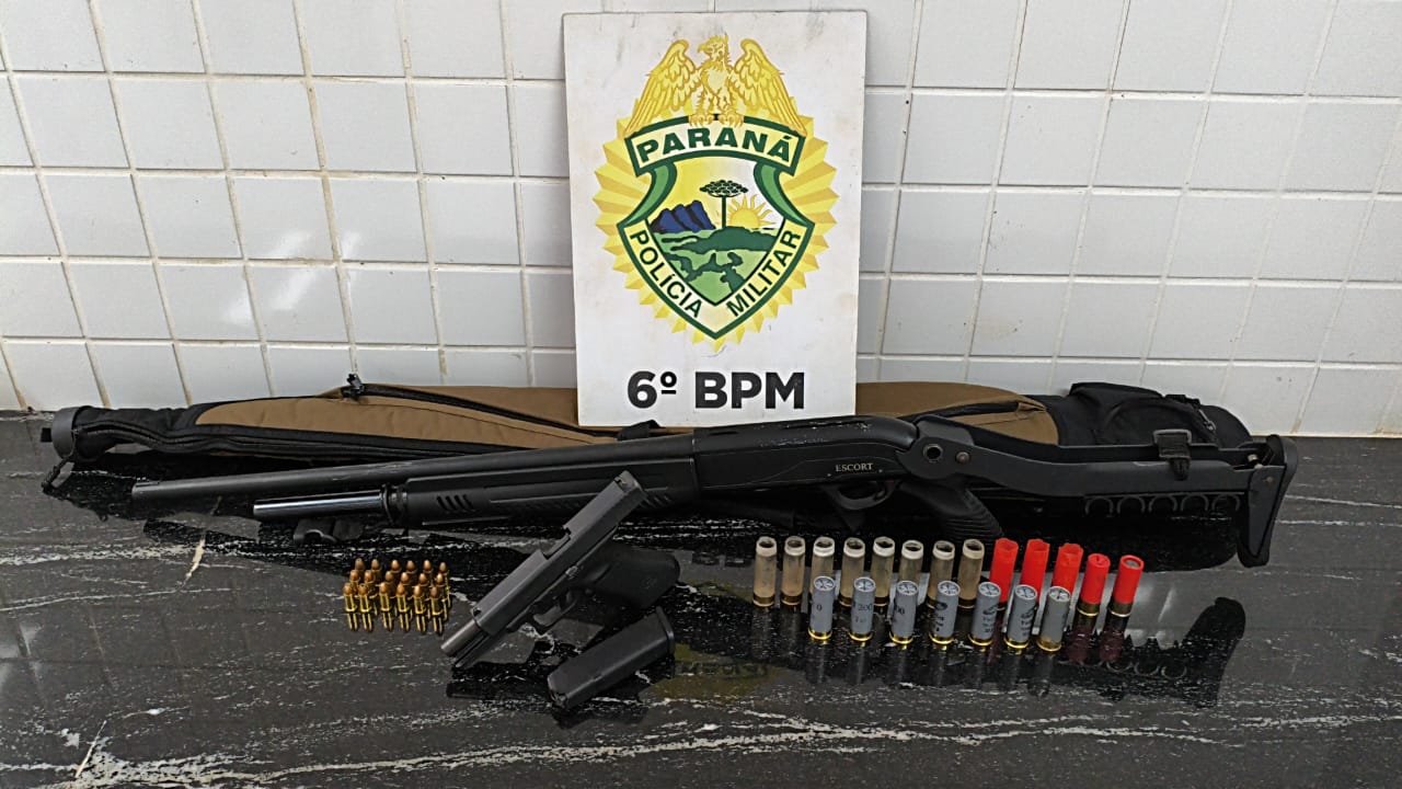 Imagem referente a Motorista de BMW alega ser CAC, mas é detido com armas e munições