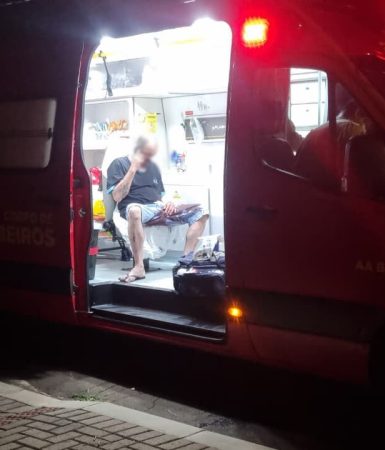 Imagem referente a Bombeiros atendem vítima esfaqueada no Centro de Cascavel