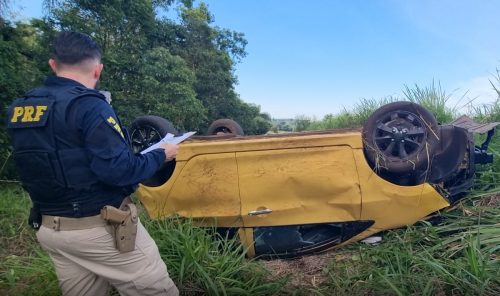 Identificado homem que morreu em capotamento na BR-369, em Cascavel Imagem referente a Identificado homem que morreu em capotamento na BR-369, em Cascavel