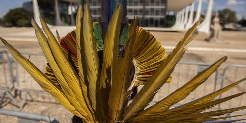 STF volta a julgar marco temporal na próxima quarta-feira Imagem referente a STF volta a julgar marco temporal na próxima quarta-feira