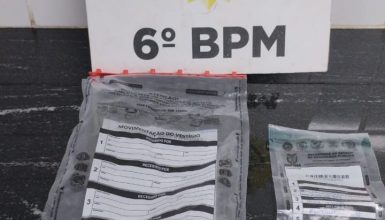 Imagem referente a PM encontra pistola de dupla que atirou contra condutor de Corsa