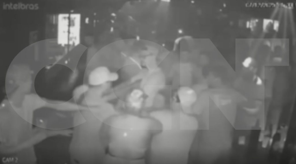Imagens internas registram início de briga que terminou na morte de Rafael Lustosa em Cascavel