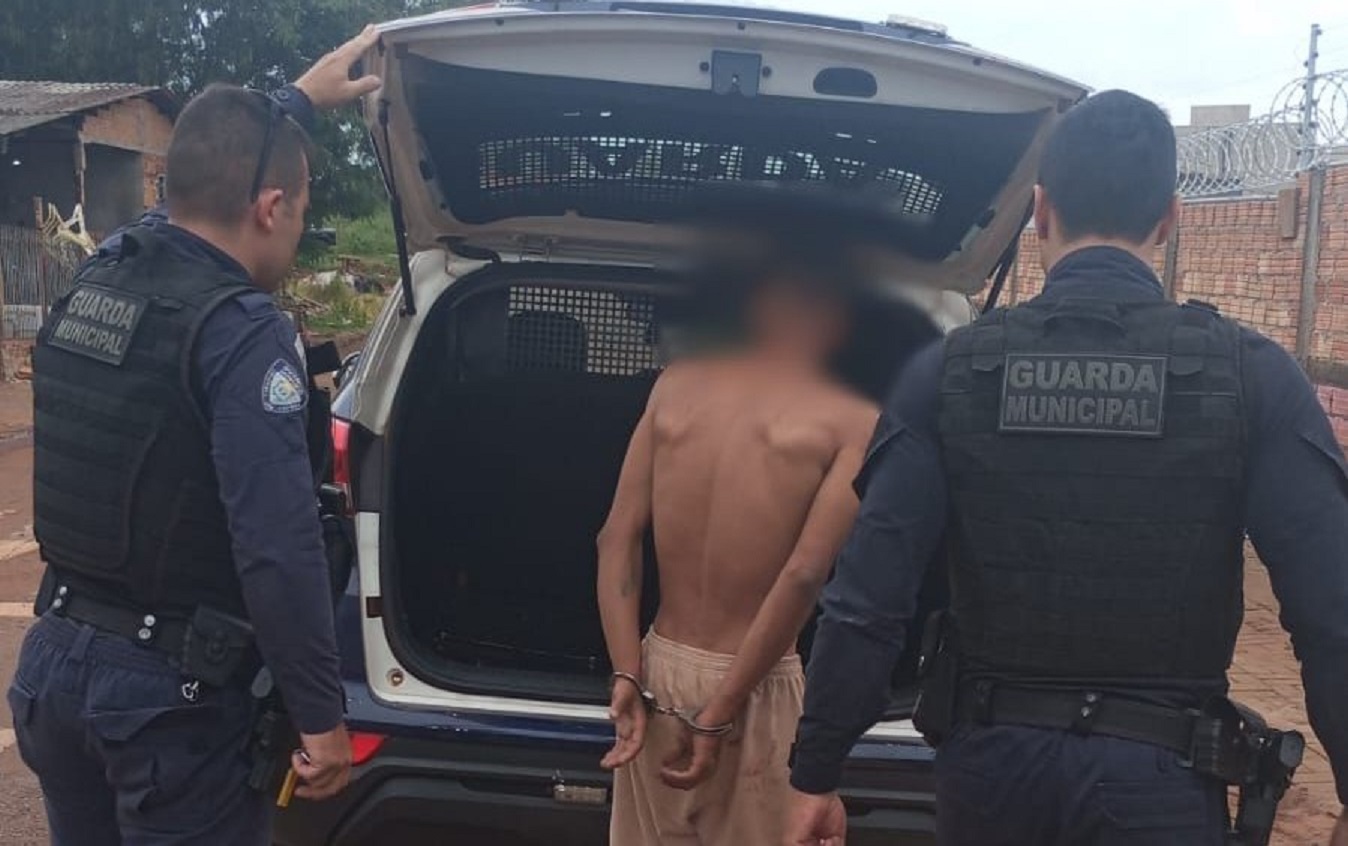 Jovem é detido pela GM acusado de agredir o próprio pai em Cascavel