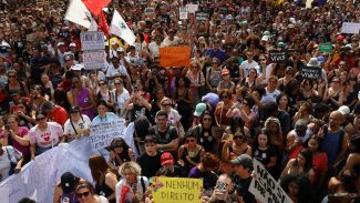 Basta ao Feminicídio é o grito do Levante de Mulheres em São Paulo Basta ao Feminicídio é o grito do Levante de Mulheres em São Paulo