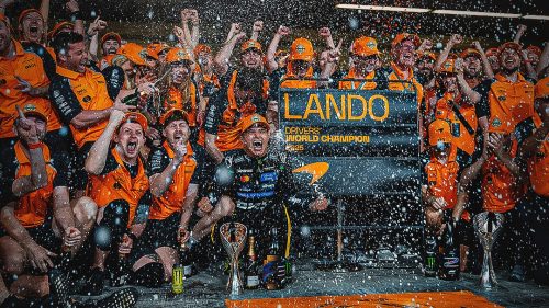 Lando Norris chega em 3º em Abu Dhabi e se torna o 35º campeão mundial de Fórmula 1 Imagem referente a Lando Norris chega em 3º em Abu Dhabi e se torna o 35º campeão mundial de Fórmula 1