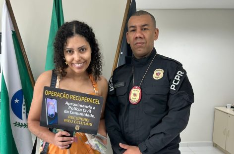 Recuperacel começa por Cascavel e marca devolução de 160 aparelhos recuperados Recuperacel começa por Cascavel e marca devolução de 160 aparelhos recuperados