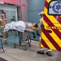 Jovem sofre luxação no joelho após queda em igreja de Cascavel Imagem referente a Jovem sofre luxação no joelho após queda em igreja de Cascavel