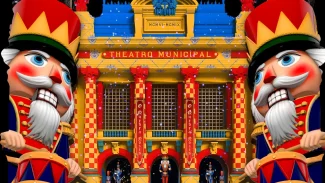 Fachada do Theatro Municipal do Rio vai mostrar O Quebras Nozes Fachada do Theatro Municipal do Rio vai mostrar O Quebras Nozes