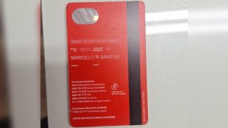 Foi encontrado um cartão do Santander no Centro de Cascavel Imagem referente a Foi encontrado um cartão do Santander no Centro de Cascavel