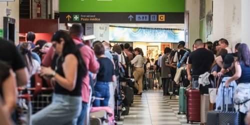 Imagem referente a Ventos fortes afetam pelo menos 110 voos em Congonhas nesta quinta