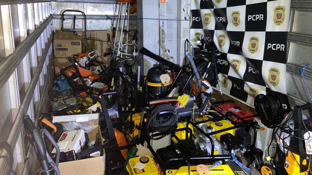 PCPR recupera equipamentos de alto valor em menos de 24 horas após o furto em Quatro Barras PCPR recupera equipamentos de alto valor em menos de 24 horas após o furto em Quatro Barras