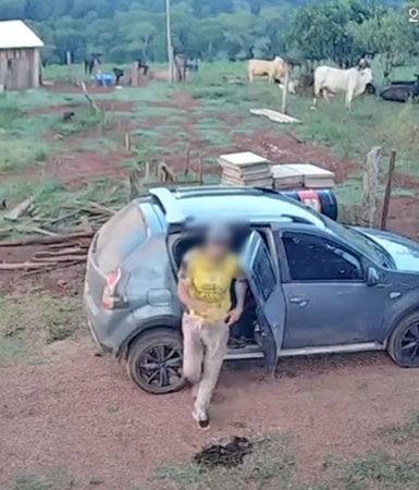 Câmeras registram chegada e saída de suspeito em sítio onde Fábio Guilhermino foi morto Imagem referente a Câmeras registram chegada e saída de suspeito em sítio onde Fábio Guilhermino foi morto