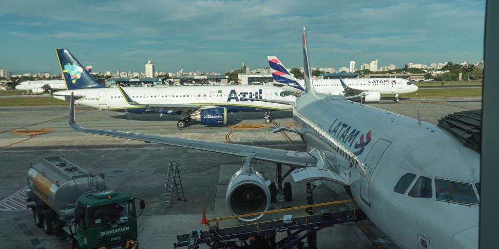 São Paulo tem mais de 200 voos afetados por ventos São Paulo tem mais de 200 voos afetados por ventos