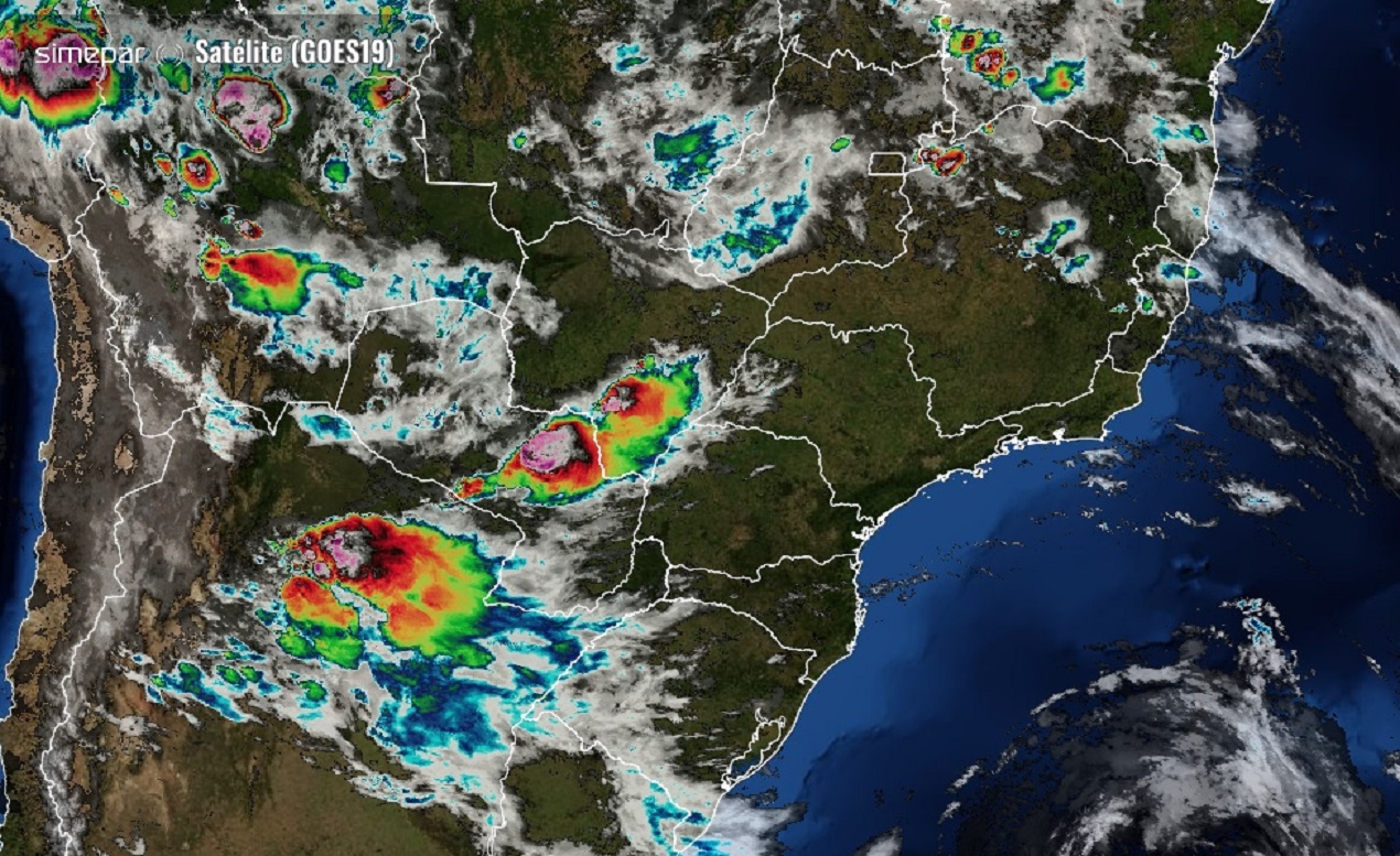 Chuvas intensas: Cascavel pode enfrentar até 60 mm de precipitação em 24 horas