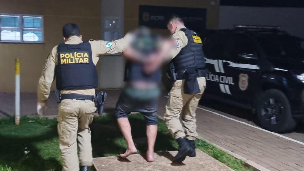 Imagem referente a PM detém homem após agressões contra a família no Bairro Country