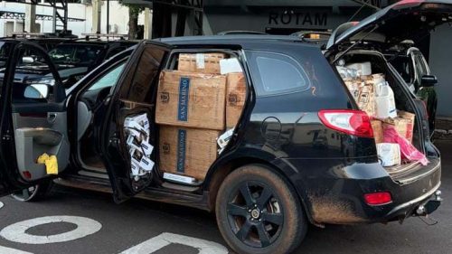 PF fecha cerco em Cascavel: 23 presos e R$ 7 milhões do crime apreendidos Imagem referente a PF fecha cerco em Cascavel: 23 presos e R$ 7 milhões do crime apreendidos