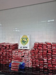 Imagem referente a Homem é preso com Onix carregado com 250 kg de maconha e 30 ampolas de Mounjaro em Cascavel