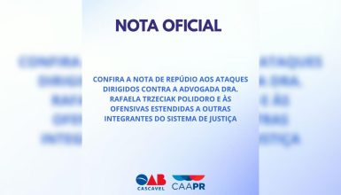 OAB Cascavel e AMAPAR repudiam ataques contra advogada e juíza de direito Imagem referente a OAB Cascavel e AMAPAR repudiam ataques contra advogada e juíza de direito